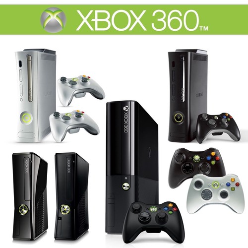 Console xbox 360 - 360, (bianco/nero)