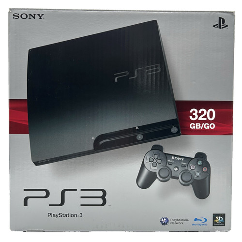Ps3 slim console 320gb boxata - ps3,