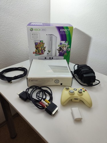 Xbox 360 slim bianca 320gb - xbox,