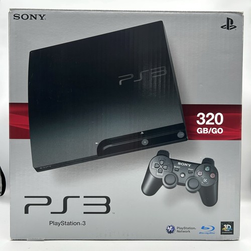 Ps3 slim console 320gb - slim, boxata
