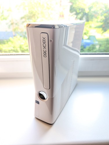 Microsoft xbox 360 - slim, bianca