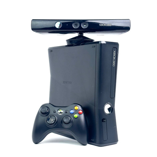 Xbox 360 slim - kinect, +